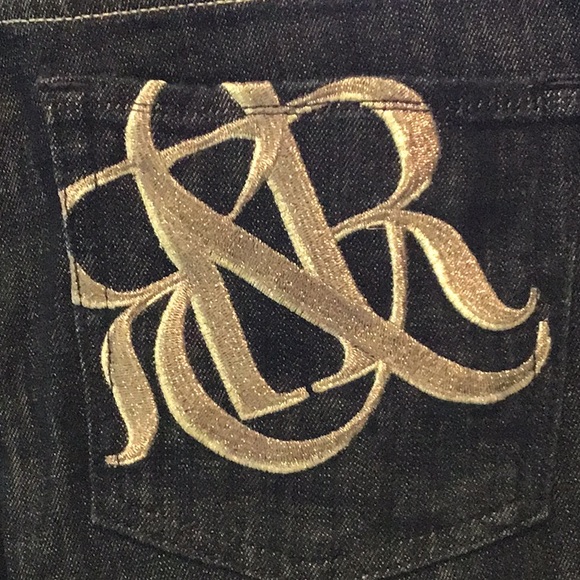 Rock & Republic Jeans with silver embroidery Bootcut NWT - Picture 2 of 8